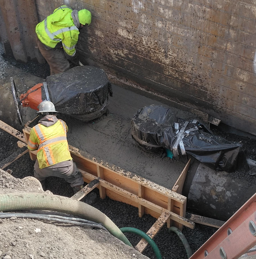 Wellington concrete tap pit Wellington concrete tap pit